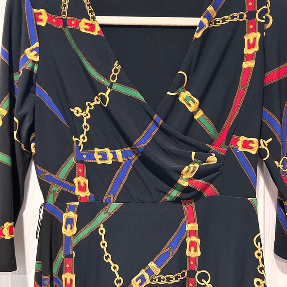 Ralph Lauren | Dresses | Brand New Elegant Ralph Lauren Black Chain ...